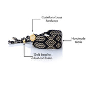 Good Vibes - Friendship Bracelet - Black