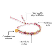 Free Spirit Bracelet with Rings - Vinotinto