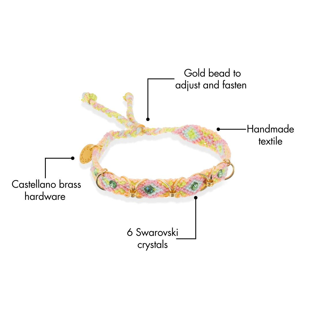 Free Spirit Bracelet with Rings - Limon