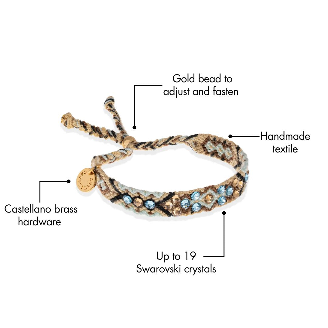 Be The Change - Friendship Bracelet - Beige