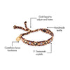 Wayuu Skinny bracelet - Brown