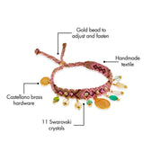 Kalepsu Wayuu bracelet - Pink Aura