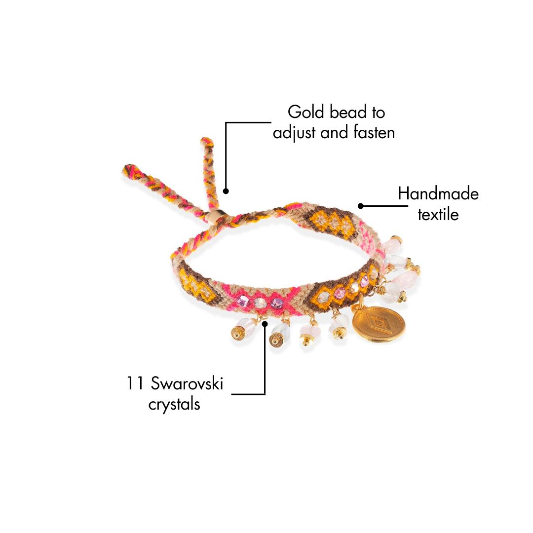 Kalepsu Wayuu bracelet - vanilla