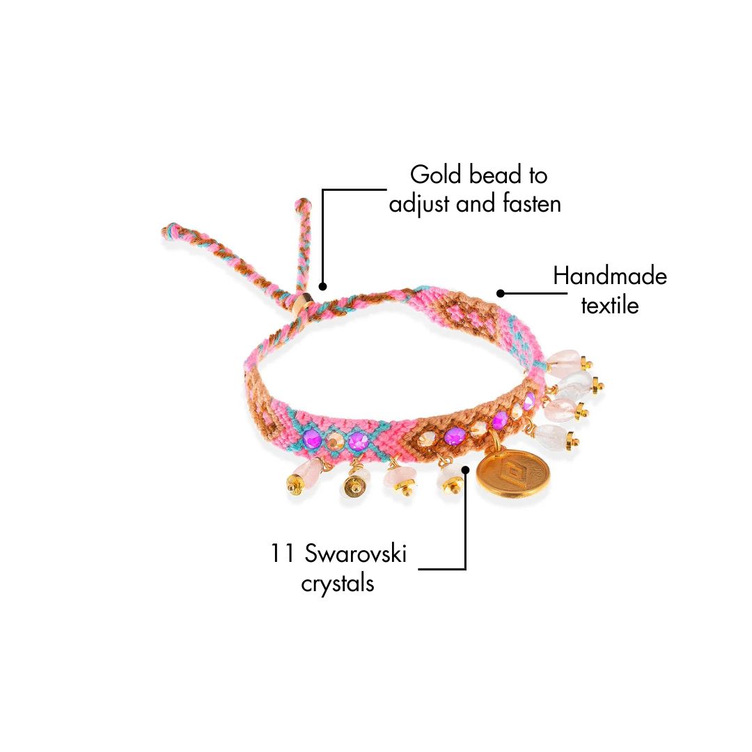 Kalepsu Wayuu bracelet - Barbie