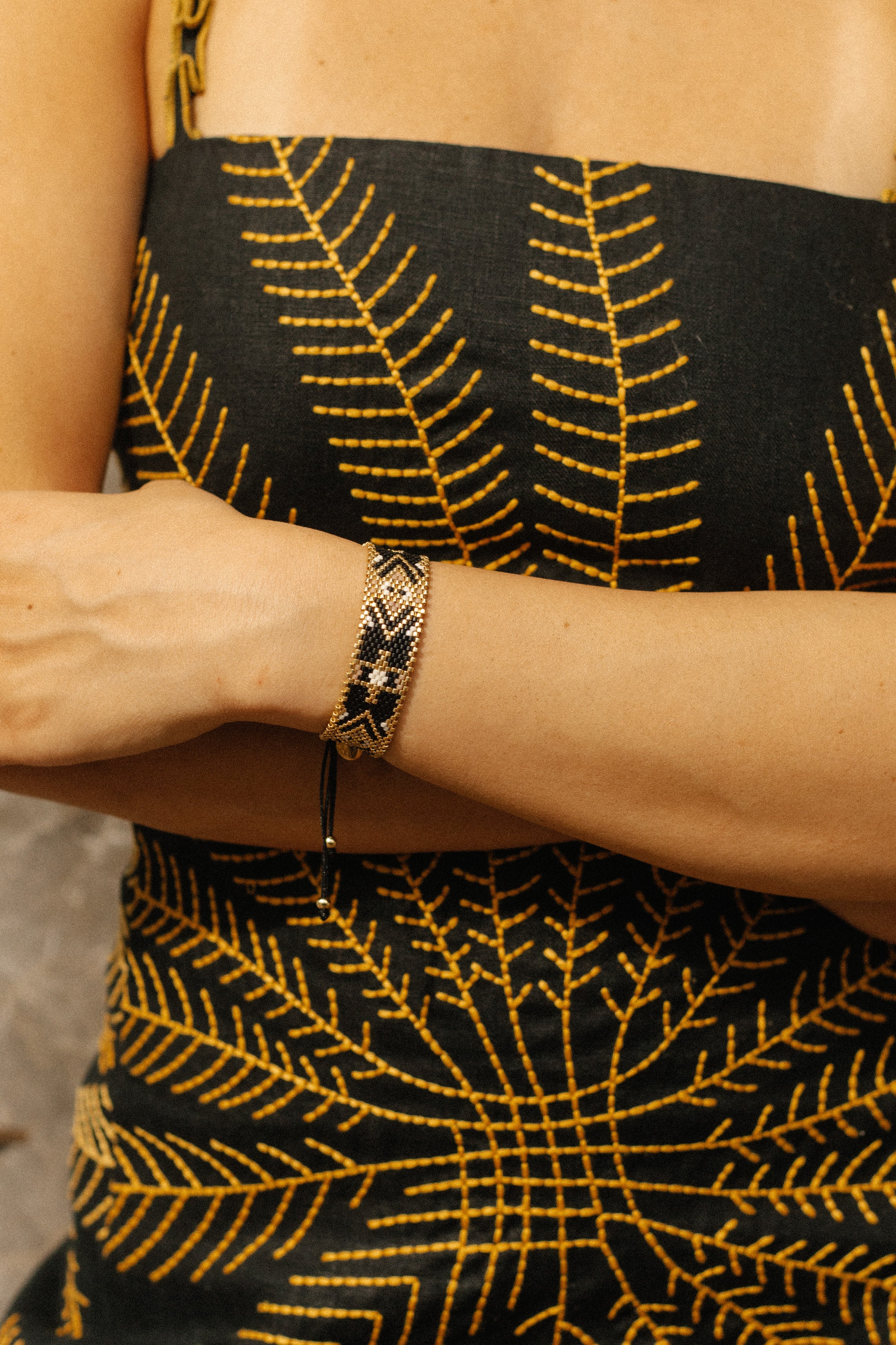 Golden Mirage-  Miyuki Bracelet