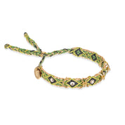 Free Spirit Hoops Bracelet  | Nature Green