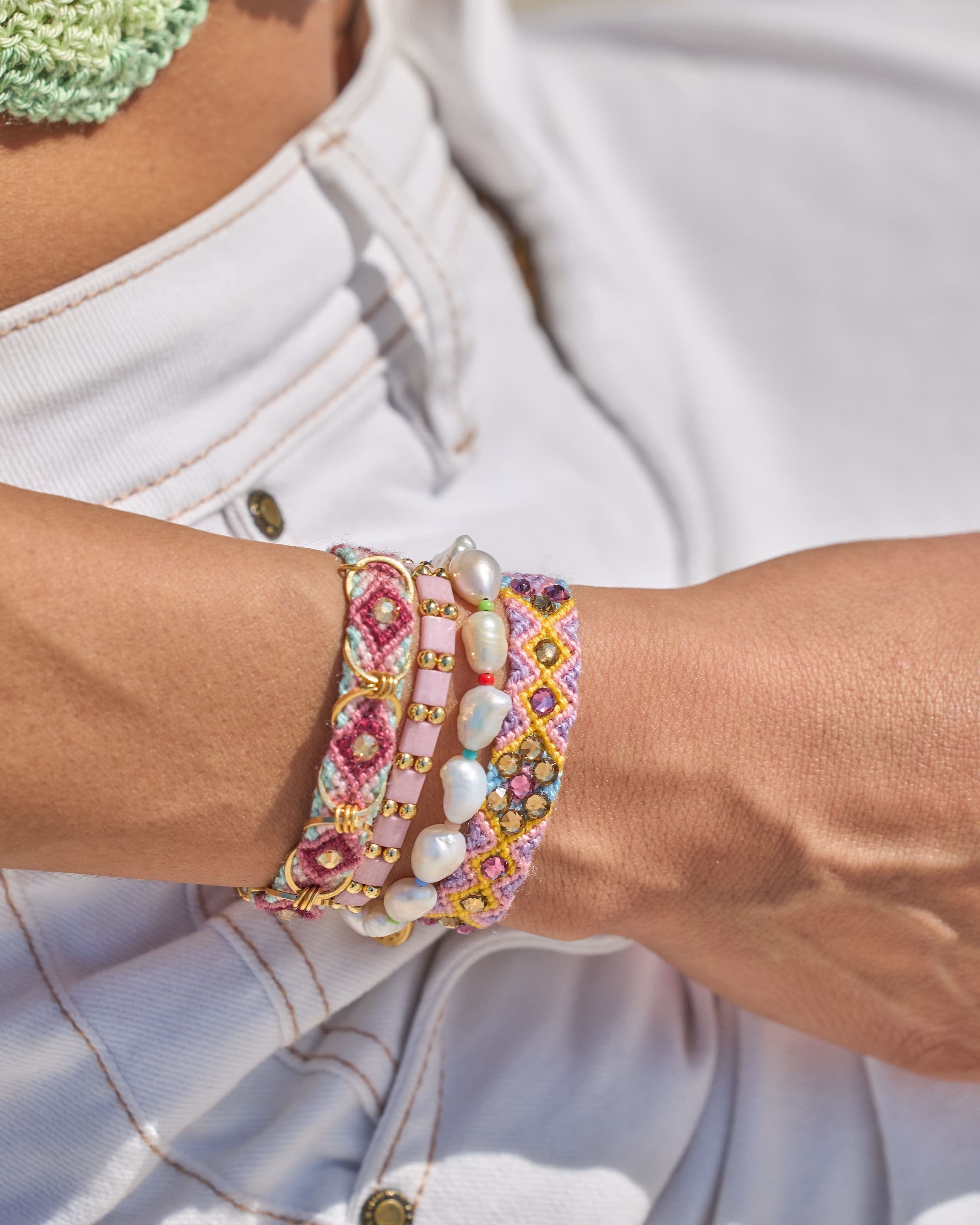Miyuki Bracelet - Light Pink