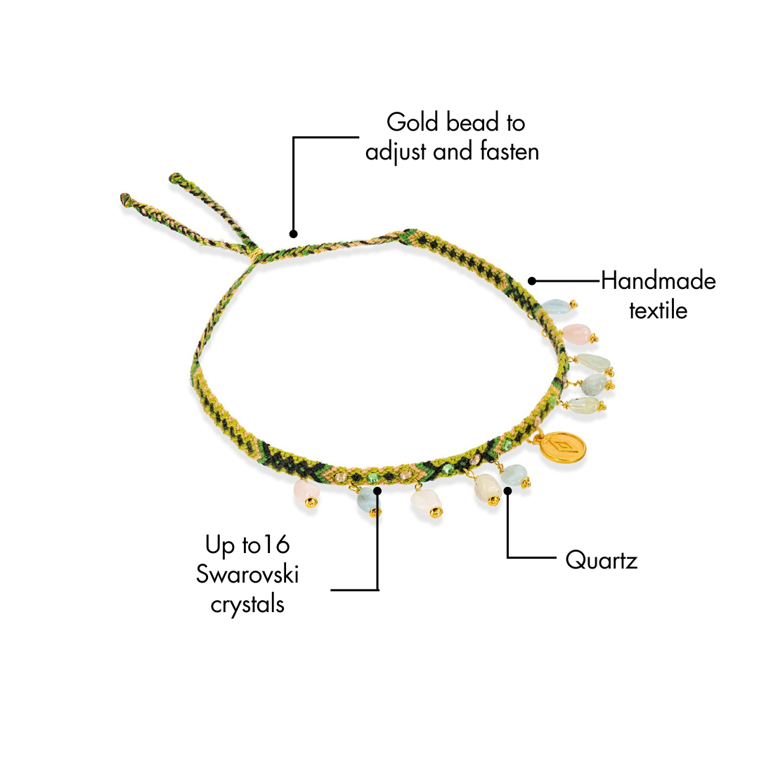 CHOKER WAYUU  Kalepsu - Nature Green