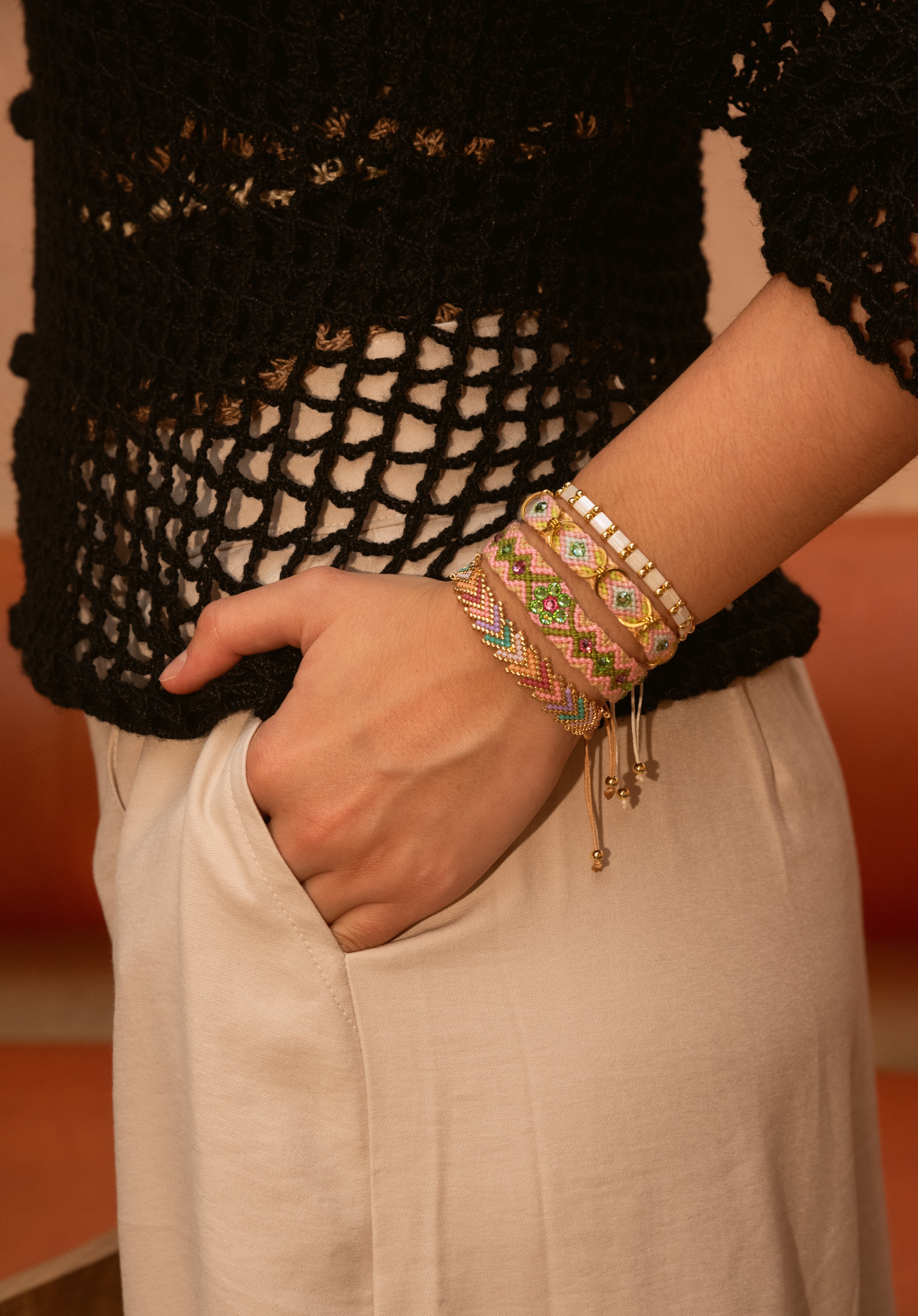 Be The Change bracelet- Sandia