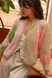 Hand Crochet Moon Light Cardigan - Adult