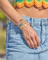 Wayuu Skinny bracelet - Vainilla