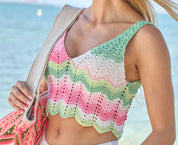 Watermelon Multicolor Crop Top