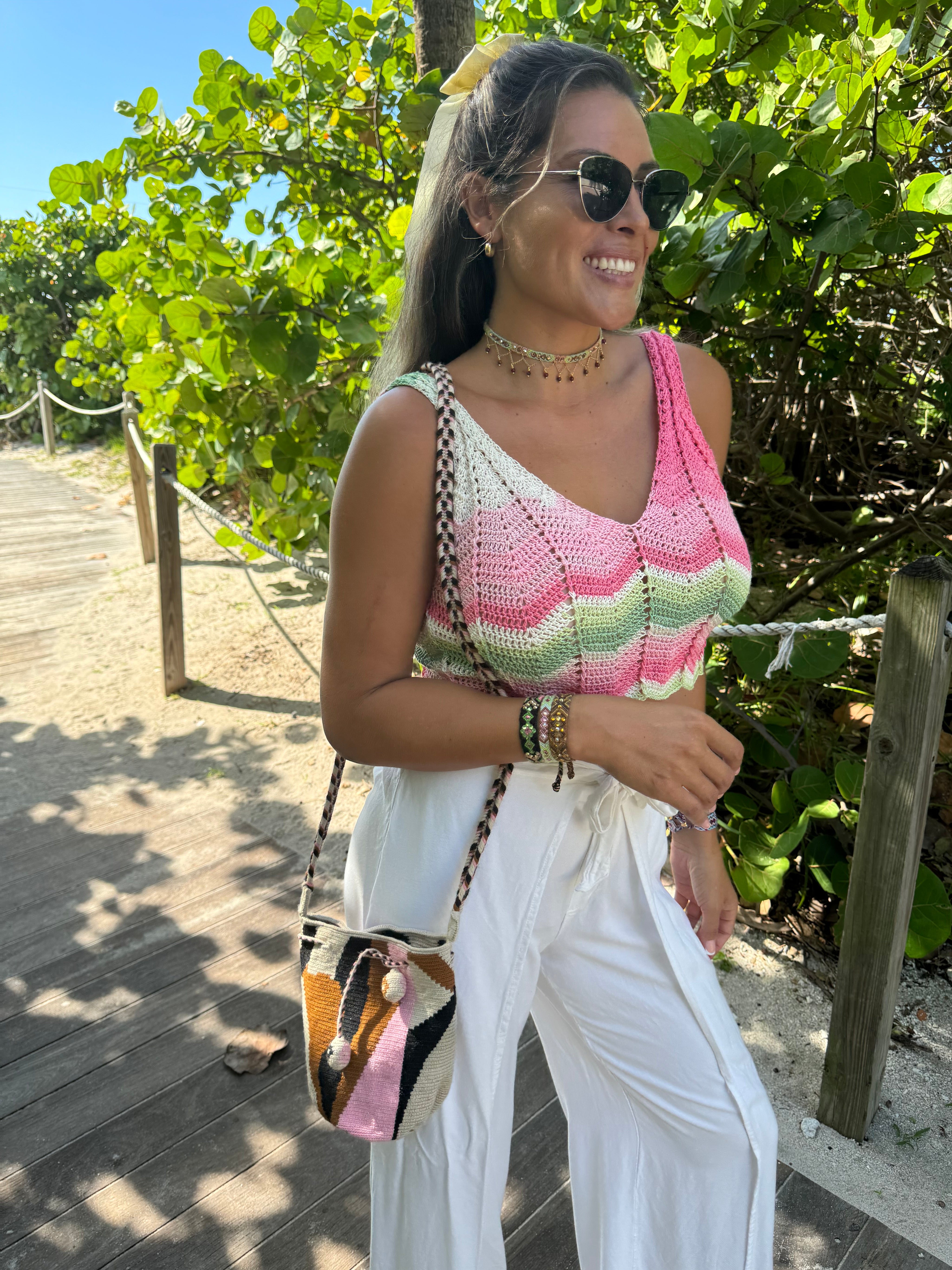 MAKKI MINI POUCH WITH POM POMS - SUSURROS