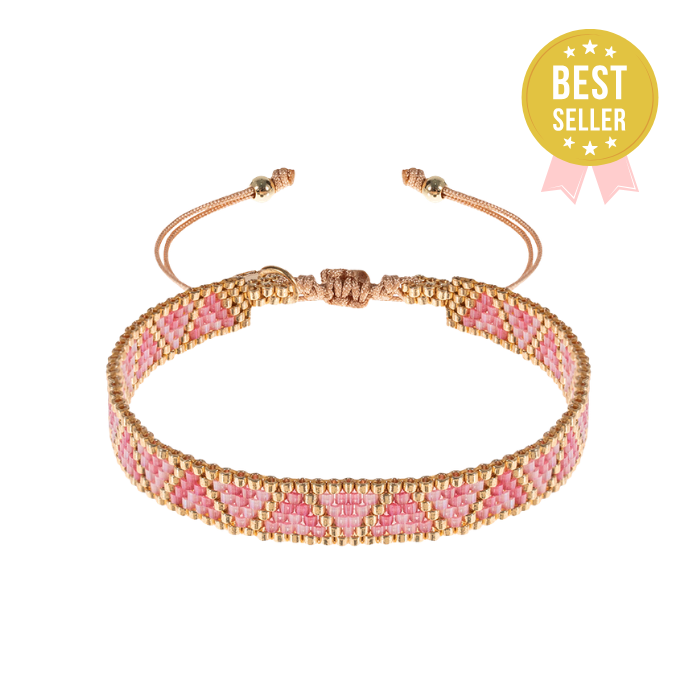 Sahara Miyuki Bracelet | Flamingo