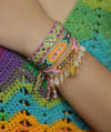 Wayuu Skinny bracelet - Aqua