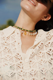 CHOKER WAYUU  Kalepsu - Nature Green