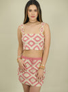 SET TOP AND SKIRT - Pink