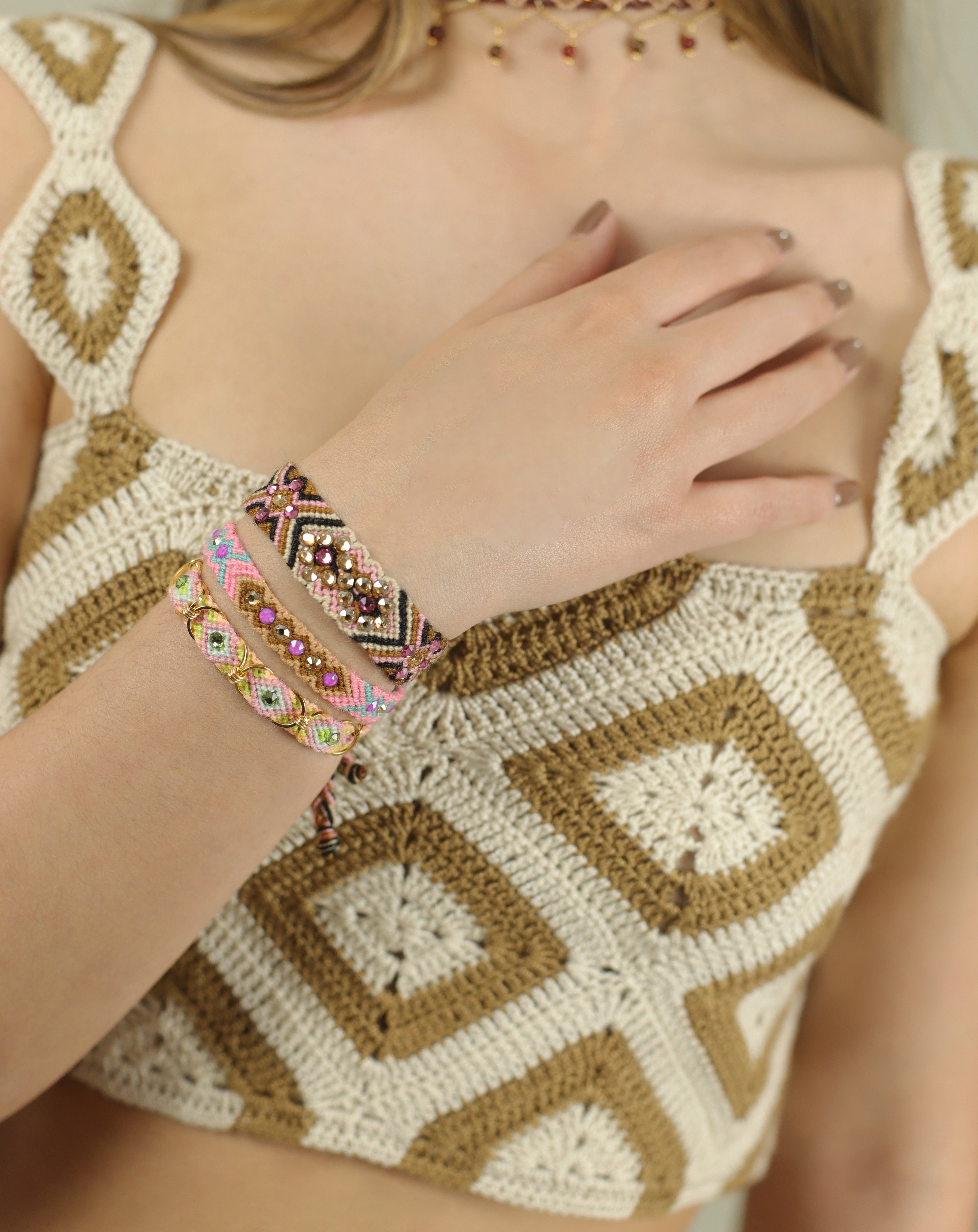 Free Spirit Bracelet with Rings - Limon