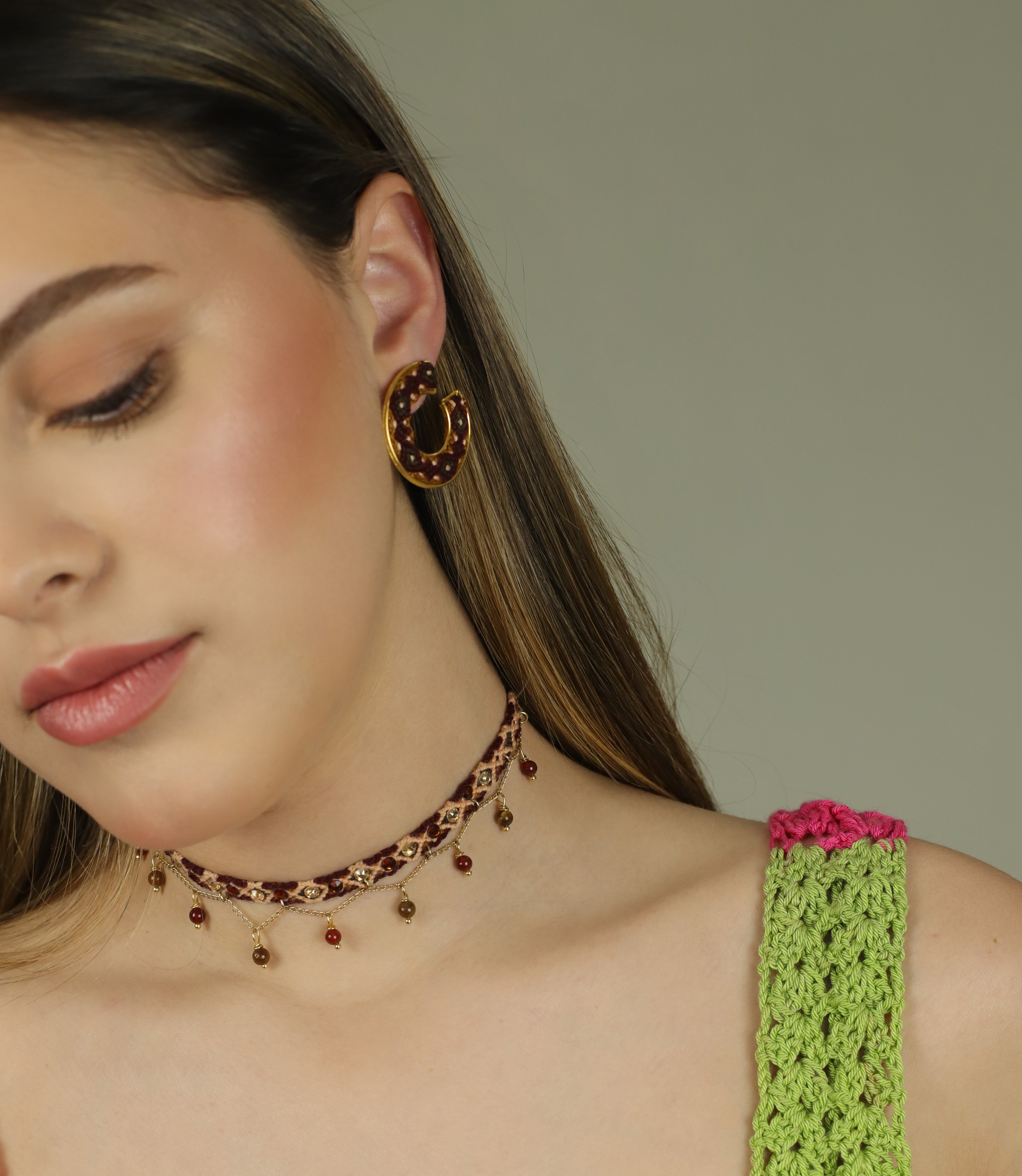 Wayuu Jolotsü Brown Earrings