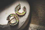 Wayuu Jolotsü  Earrings - Green
