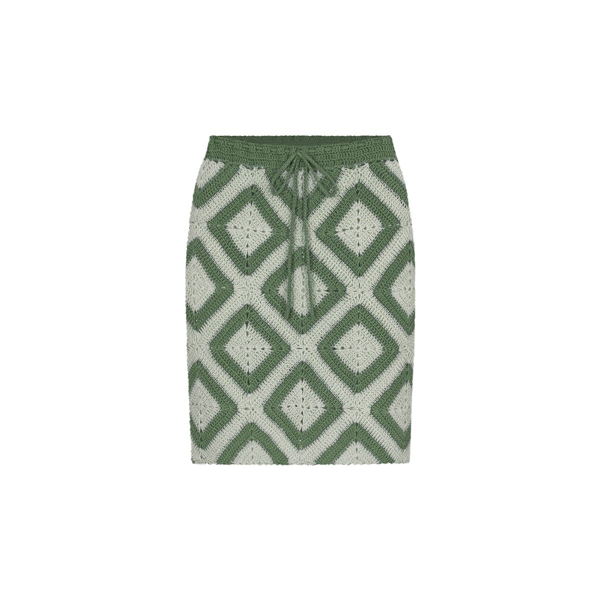 SKIRT CROCHET- GREEN