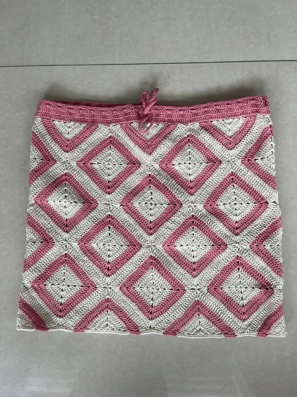 SKIRT CROCHET- PINK