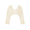 Crochet Crop top - Cover Up - Beige