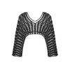 Crochet Crop top - Cover Up - Black