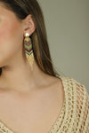 Brown earrings - Miyuki beads