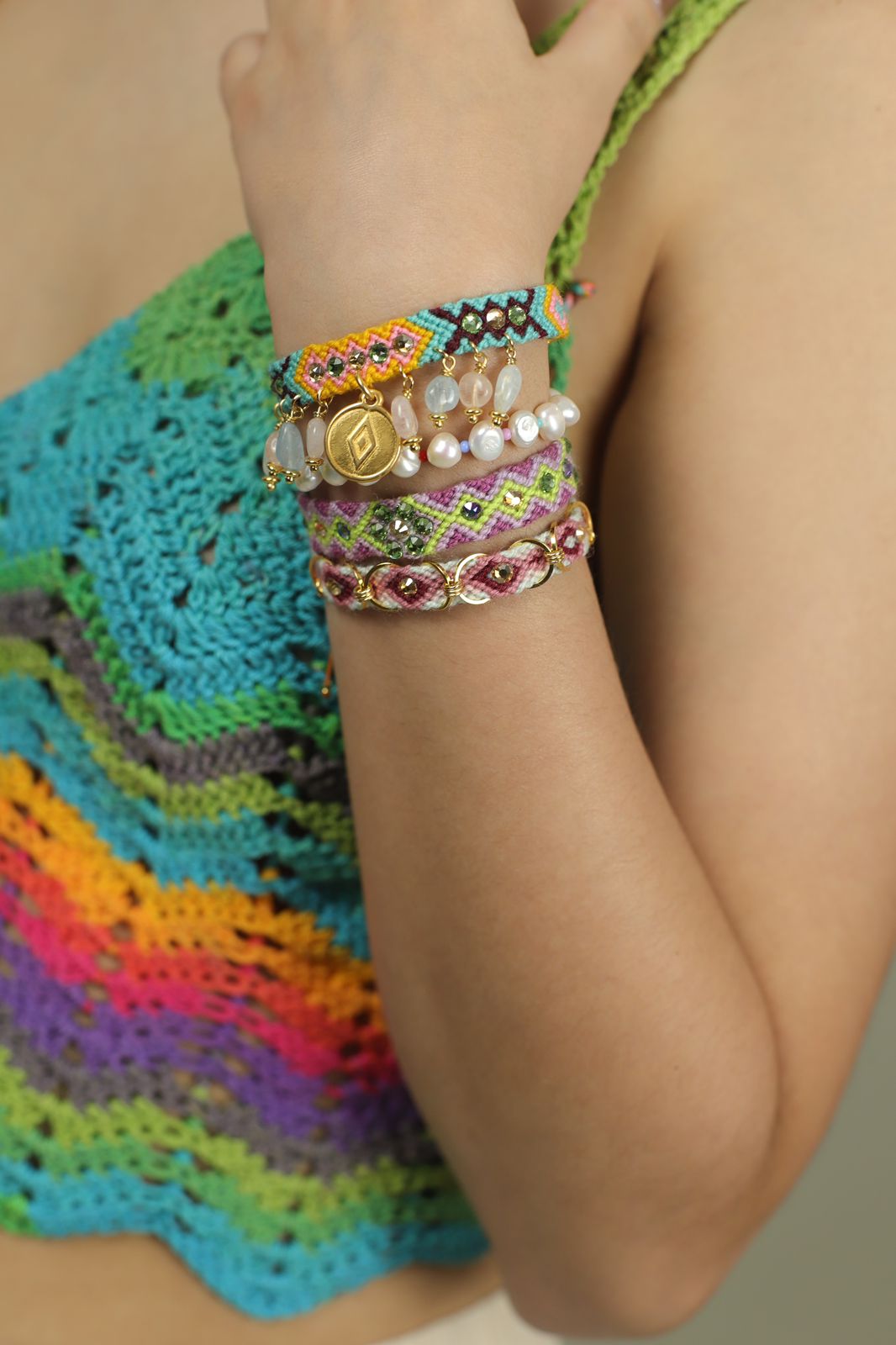 Kalepsu Wayuu bracelet - Blue