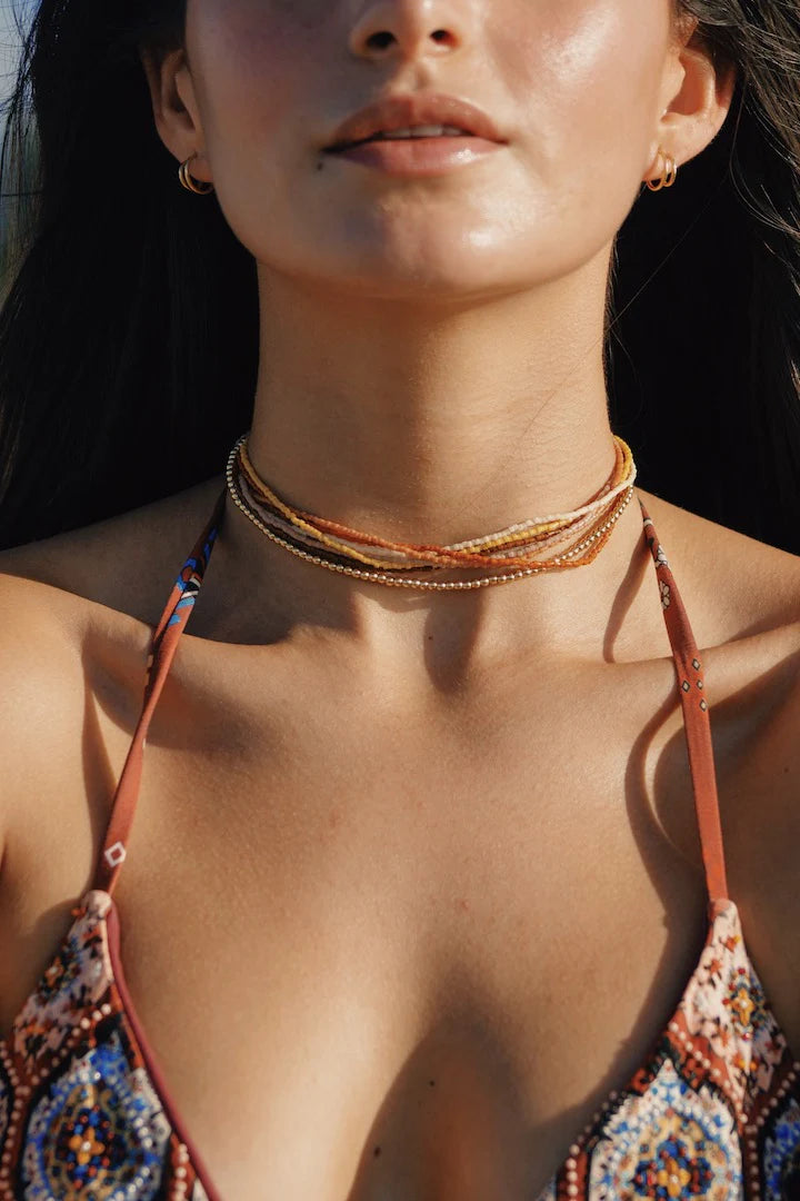 Miyuki Beads Necklace- Tierra