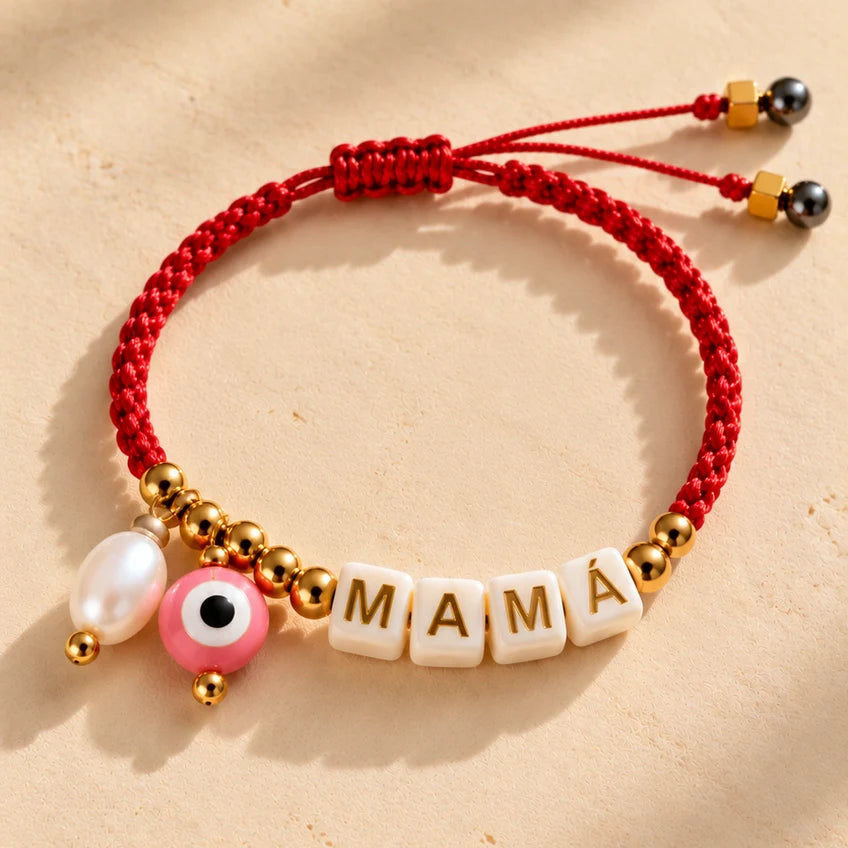 Silver Personalized Bracelet MAMA – Make It Yours