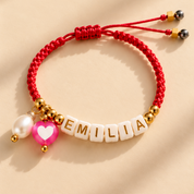 Red Personalized Bracelet – Make It Yours
