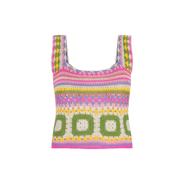 Crochet Knitted Top - Limón