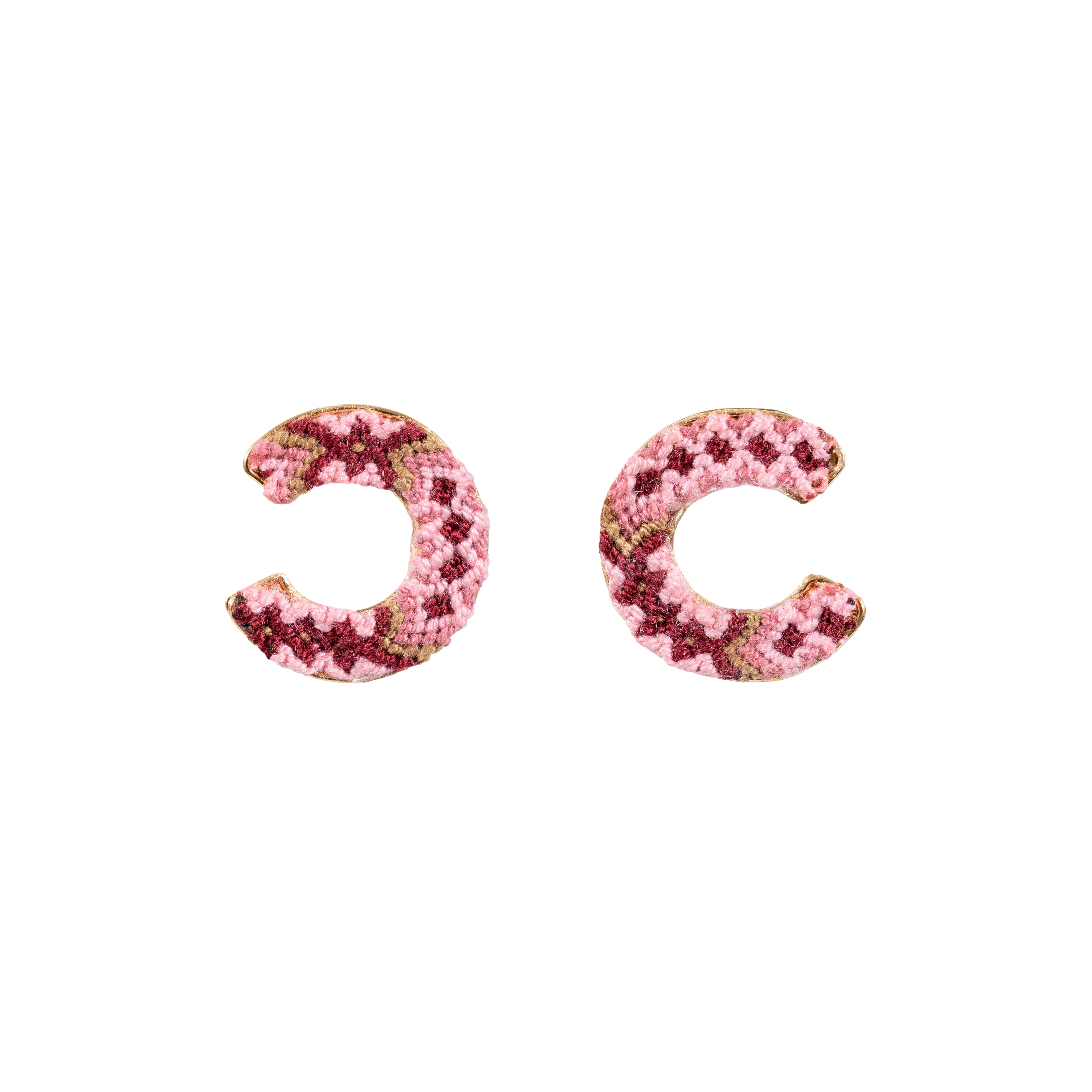 Wayuu Jolotsü  Earrings - Pink Aura