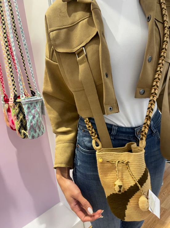 ISASHI MINI WAYUU BAG - Camel