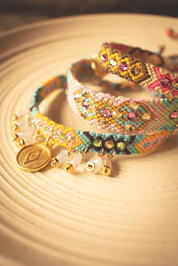 Kalepsu Wayuu bracelet - Blue