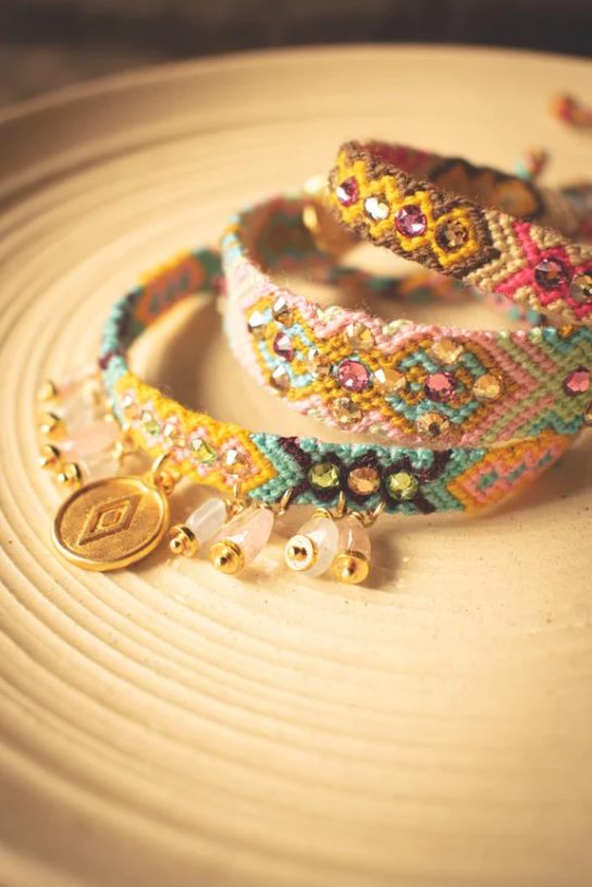 Kalepsu Wayuu bracelet - Blue