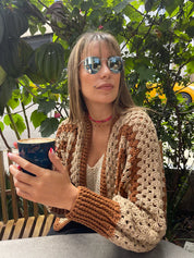 Tierra Serena - Crocheted Cardigan  (pre-order)