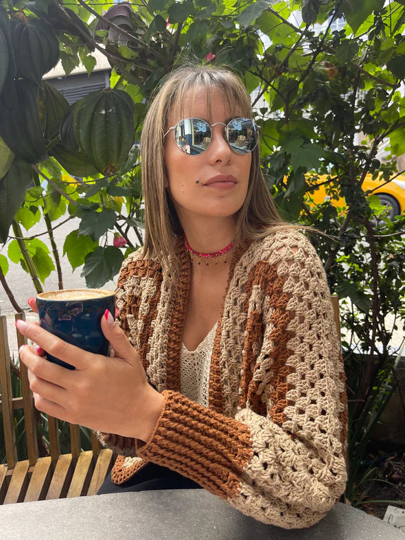 Tierra Serena - Crocheted Cardigan  (pre-order)