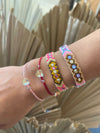 Wayuu Skinny bracelet - Barbie Pink