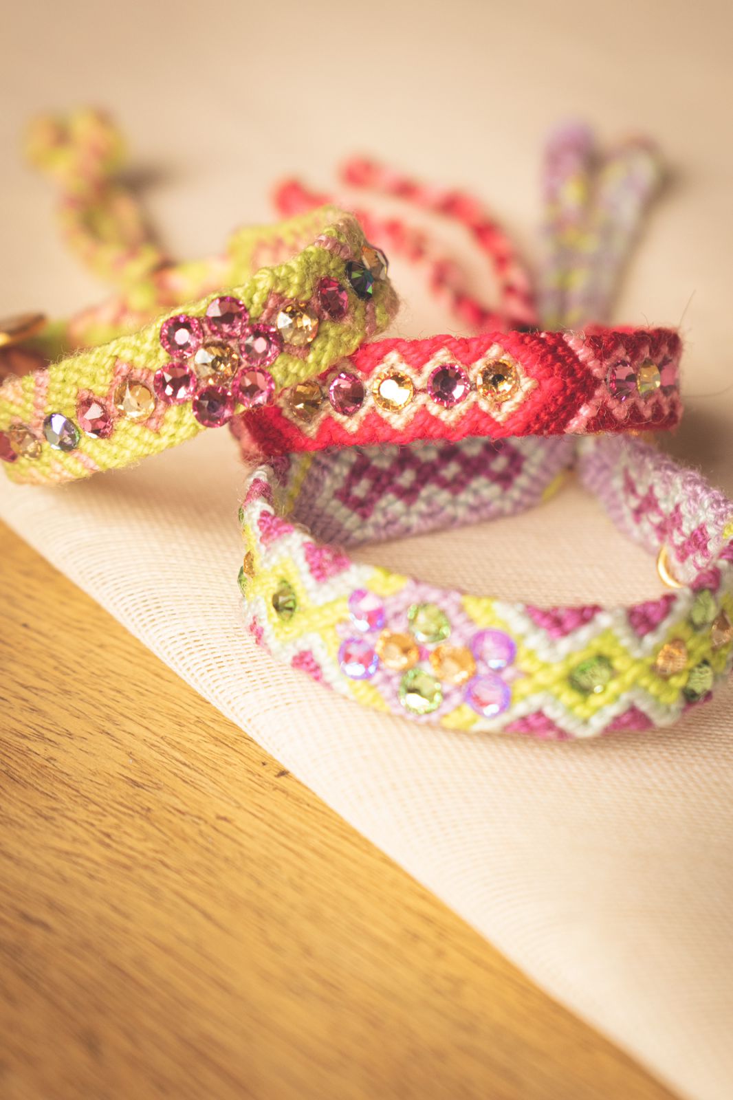 Wayuu Skinny bracelet- Red