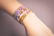 Wayuu Skinny bracelet - Vainilla