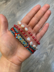 Perla Linda Bracelet - Red