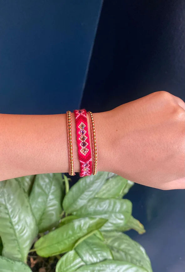 Wayuu skinny Stack set - Red
