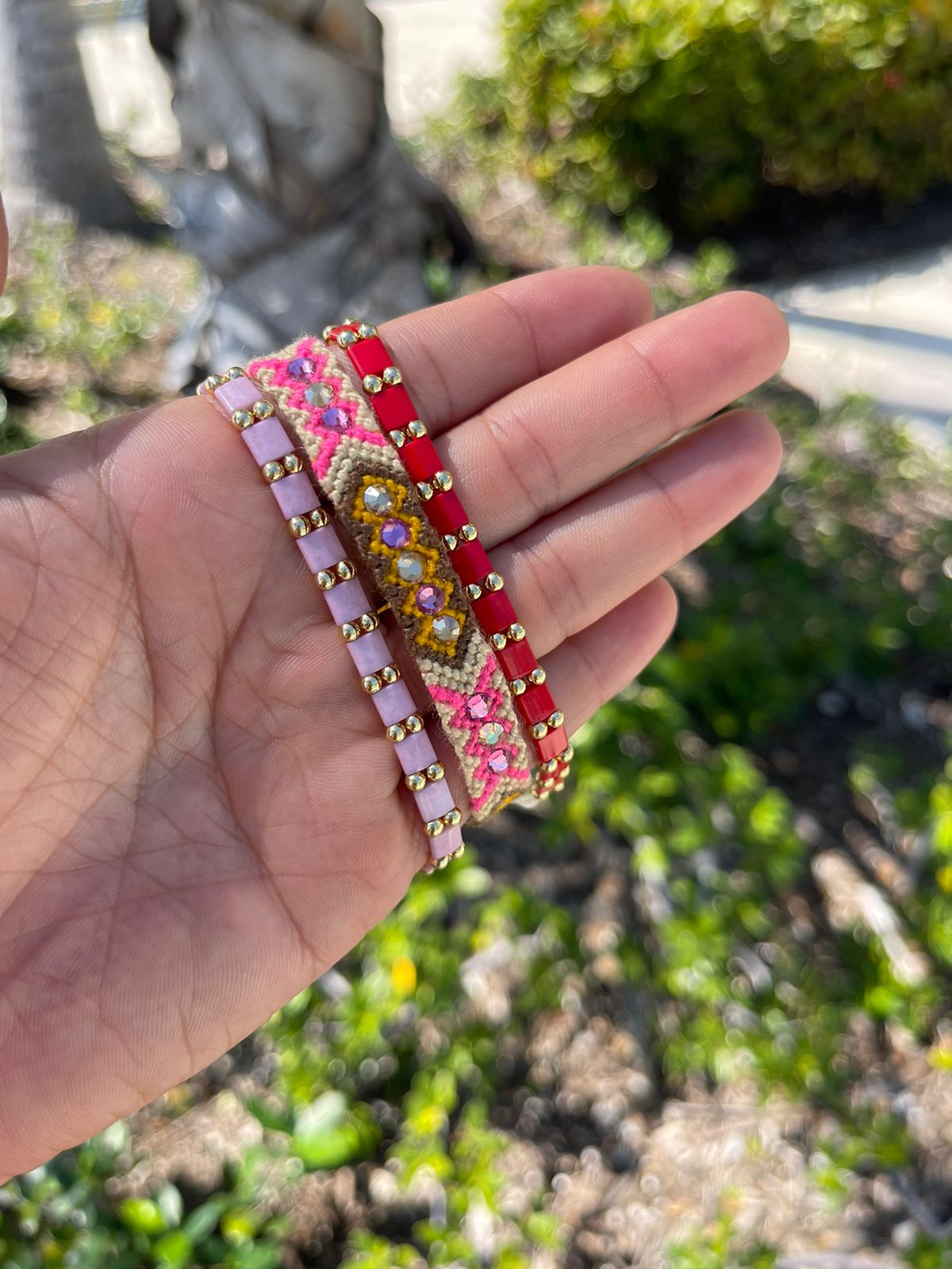 Miyuki Bracelet - Light Pink