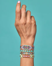 Ocean Wayuu Set (4 bracelets)