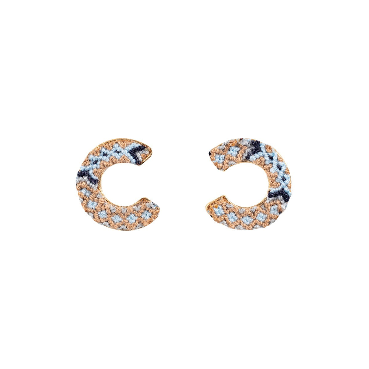 Wayuu Jolotsü  Earrings - Beach Blue