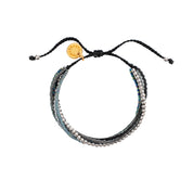 Miyuki Stack Bracelet- Silver