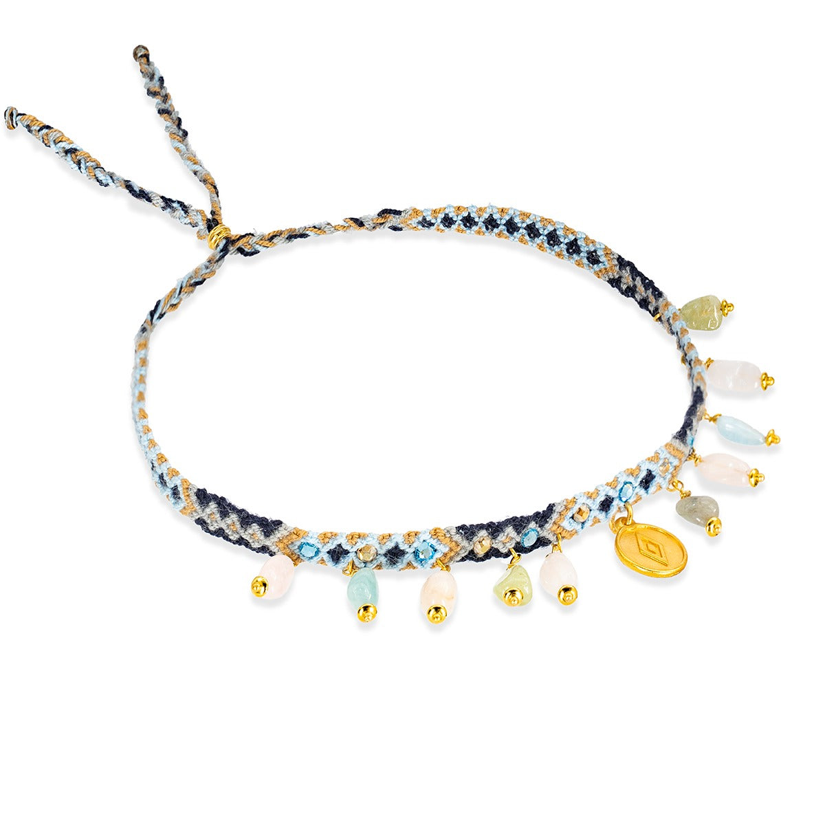 CHOKER WAYUU  Kalepsu - Beach Blue